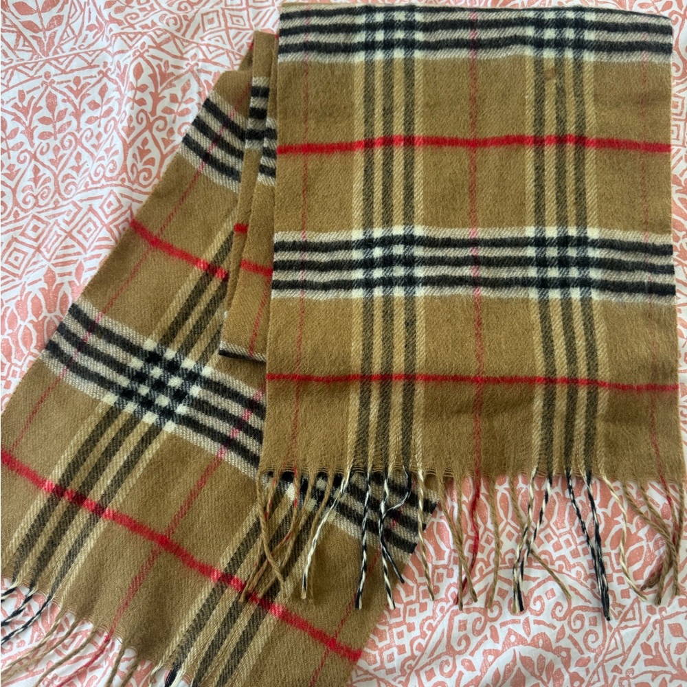 Vintage Burberry Checkered Scarf